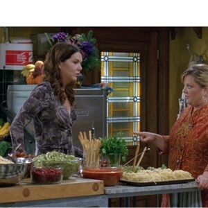 Rare Vintage Silk Wrap Dress ASO Lorelei Gilmore on Gilmore Girls